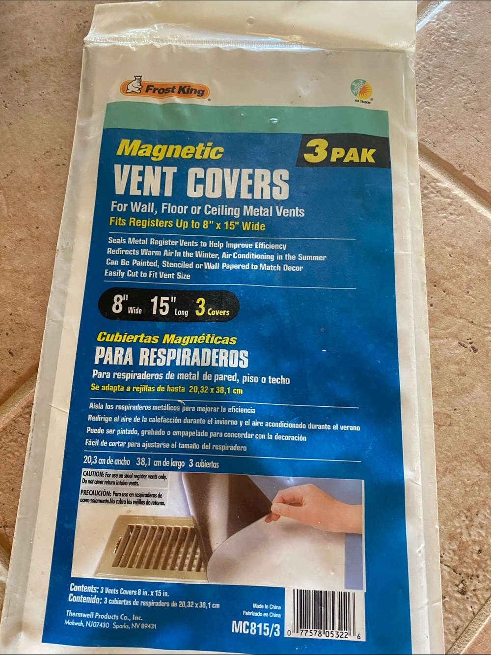 Magnetic Vent Covers - White (3 Pack)